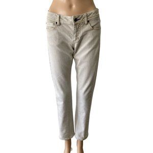 Volcom Stone Gray Straight Leg Size 7 Mid-Rise Jeans